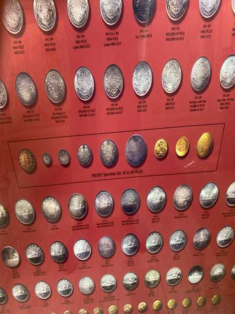 Posters-Of-Complete-Set-Of-Canadian-And-Provincial-Coins-Including-1911/12-Specimen-Set-With-Dollar.